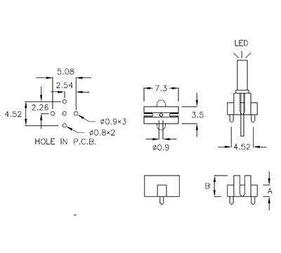 3-pin-quadrate-led-holder-qlk-4t-1