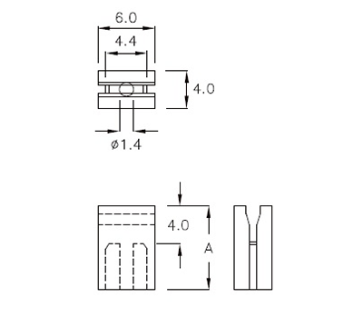 3-pin-quadrate-led-holder-qlk-5m-1