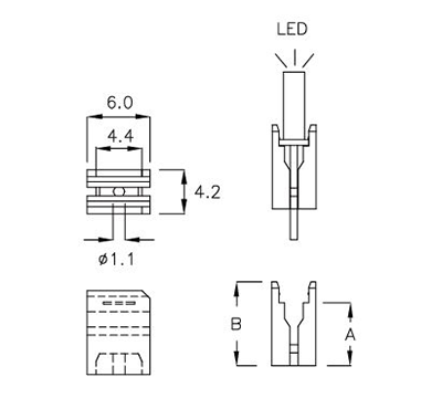 3-pin-quadrate-led-holder-qlq-6-1