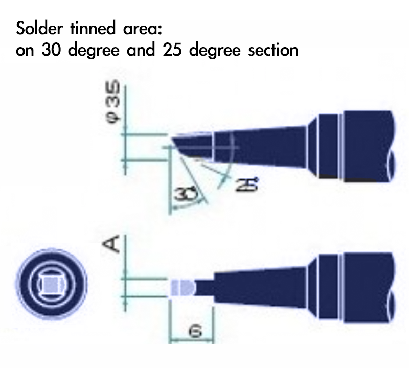Solder-Tip-UNIX-P120BCPC-P125BCPC-P130BCPC