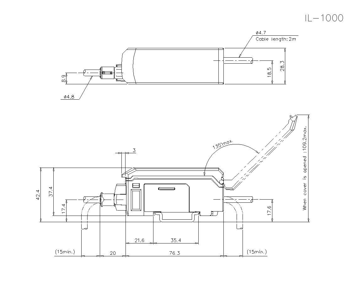 amplifier-unit-din-rail-mount-type-laser-sensor-keyence-il-1000-1