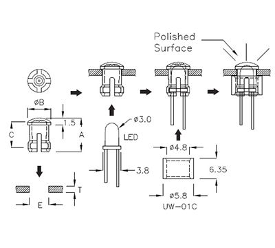 clear-led-cap-round-edk-02-2