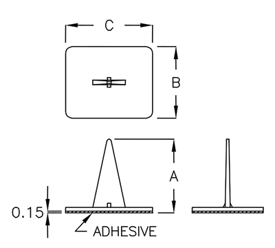 clear-spacer-for-backlight-module-adhesive-tape-screw-fjh-19kt-1