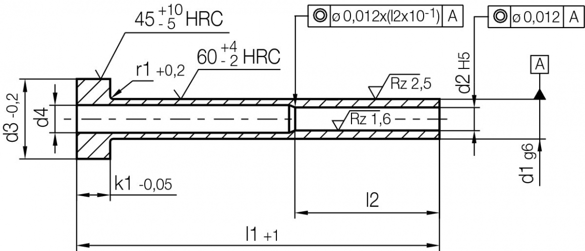 hasco-ejector-sleeve-Z451-d1-d2-l1-din-iso-8405-02