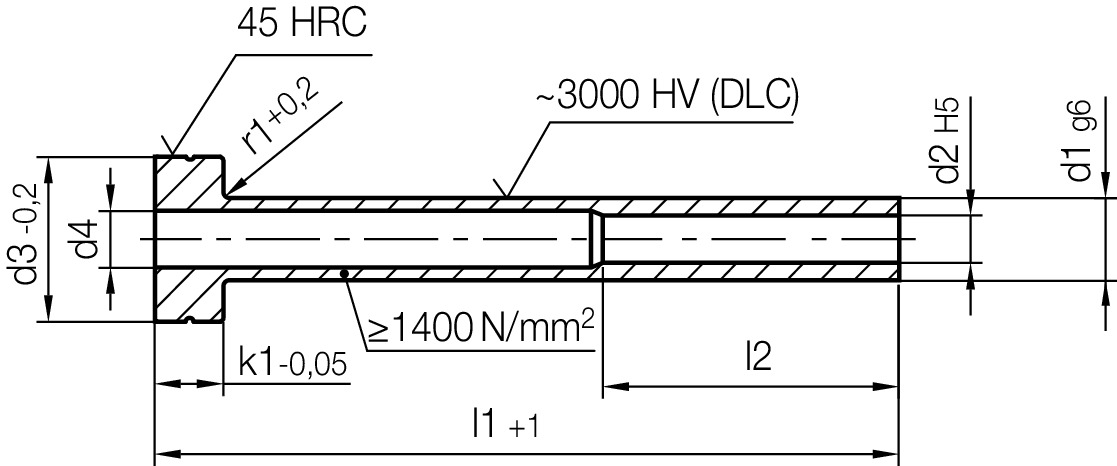 hasco-ejector-sleeve-Z457-d1-d2-l1-din-iso-8405-02