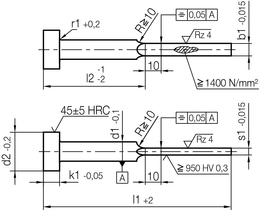 hasco-flat-ejector-Z46-b1-s1-l1-din-iso-8693-02