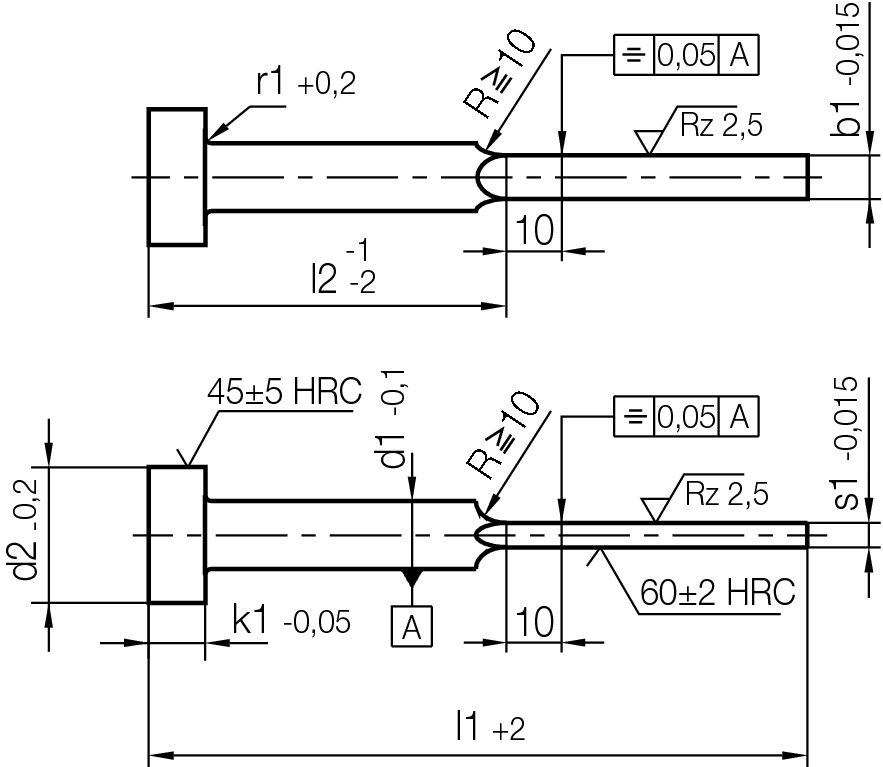 hasco-flat-ejector-Z465-b1-s1-l1-din-iso-8693-02