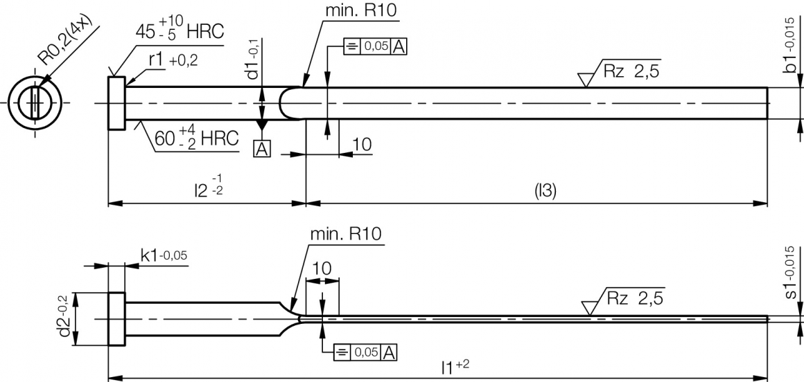 hasco-flat-ejector-Z4671-b1-s1-l1-l3-din-iso-8693-02