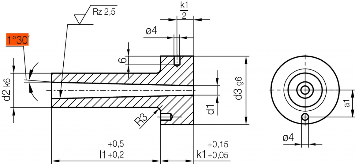 hasco-sprue-bushing-Z51-d2-l1-d1-din-iso-10072-02