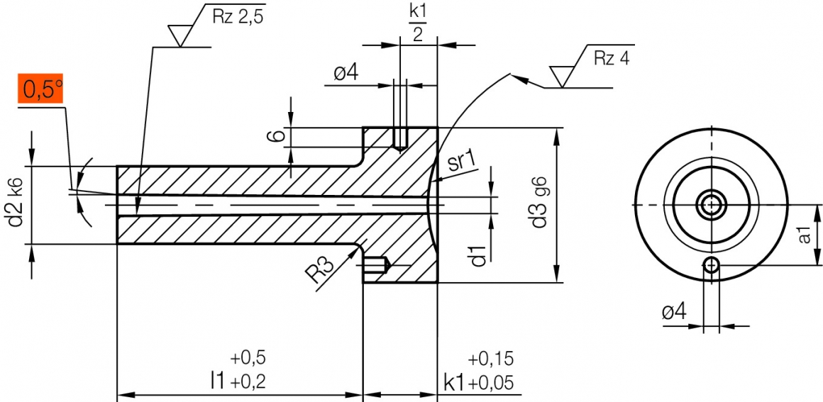 hasco-sprue-bushing-Z512-d2-l1-d1-sr1-din-iso-10072-02