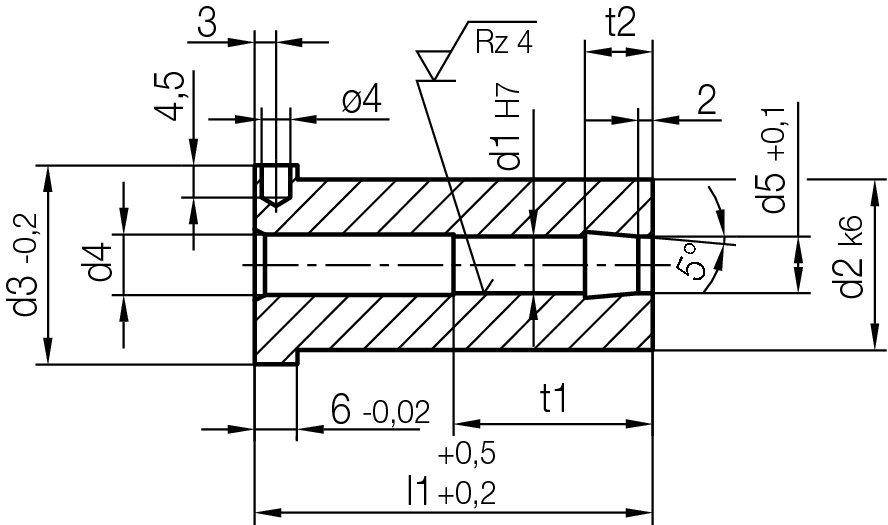 hasco-sprue-bushing-Z53-d2-l1-din-iso-16915-02