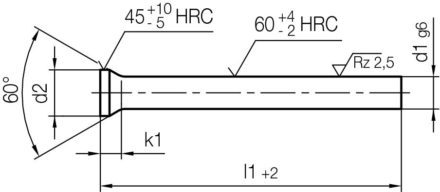 hasco-ejector-pin-z42-d1xl1-din-1530-3-02
