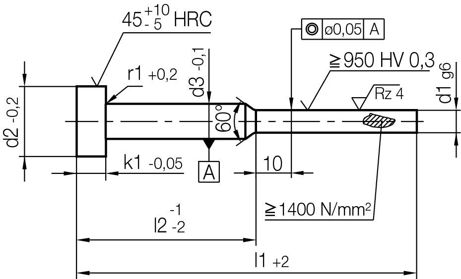 hasco-ejector-pin-z44-d1xl1-din-iso-1530-2-02