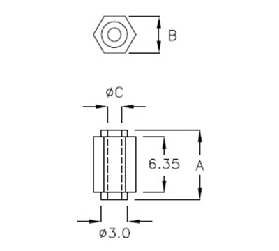 hexagonal-spacer-support-hhb-06d-1