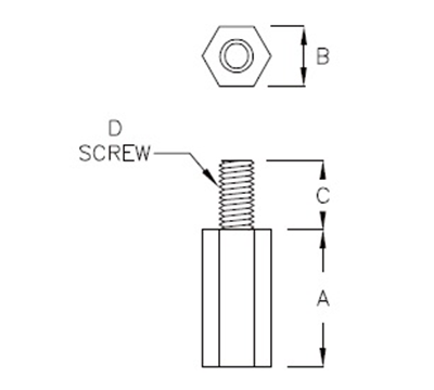 hexagonal-spacer-support-with-bolt-thk-35-1