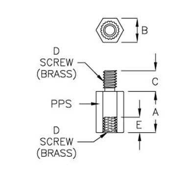 hexagonal-spacer-support-with-metal-screw-thu6-712f-1