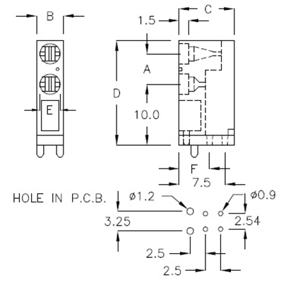 led-housing-2led-3k