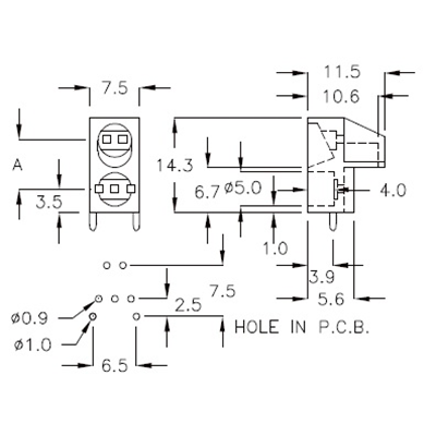 led-housing-2led-5a