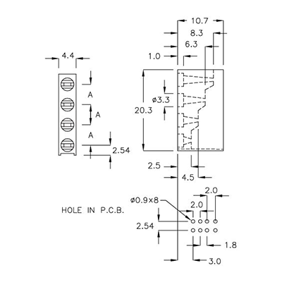 led-housing-4led-3c