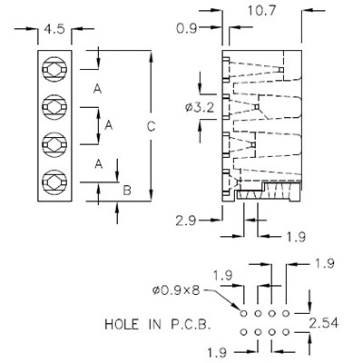 led-housing-4led-3d