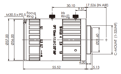 size-industrial-5mp-fixed-focal-length-lenses-opt-c1218-5m
