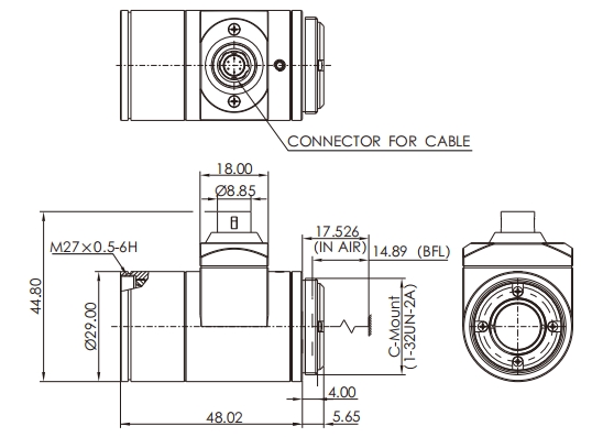 size-industrial-cob-series-liquid-fixed-focus-lenses-opt-cob1656-lql