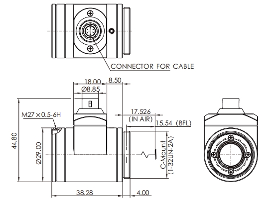 size-industrial-cob-series-liquid-fixed-focus-lenses-opt-cob3564-lql