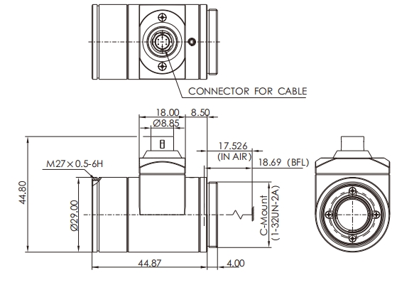 size-industrial-cob-series-liquid-fixed-focus-lenses-opt-cob5080-lql