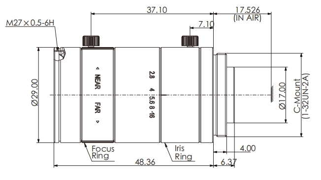 size-industrial-cobra-series-fixed-focal-length-lenses-opt-cob0828b