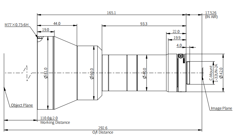 size-industrial-hippo-series-telecentric-lenses-opt-hp03-110-f11