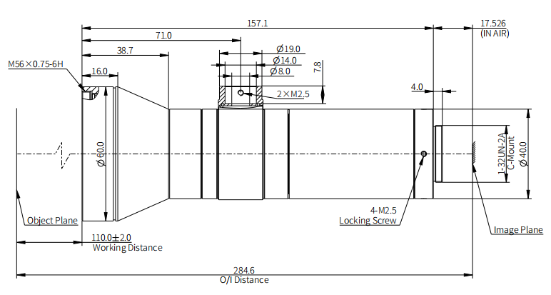 size-industrial-hippo-series-telecentric-lenses-opt-hp05-110c-f8