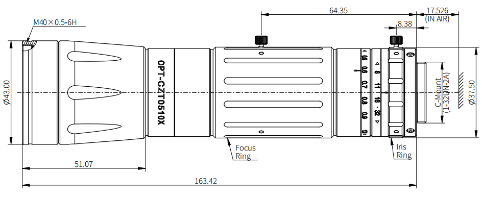 size-industrial-variable-magnification-telecentric-lens