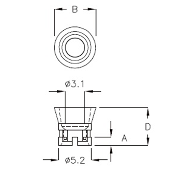 ø3-3-pin-cylinder-led-holder-qlh-01-1