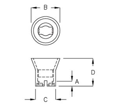 ø3-3-pin-cylinder-led-holder-qlm-3af-2