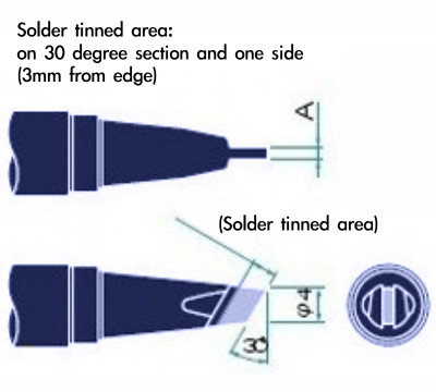 Solder Tip P/DCN-L