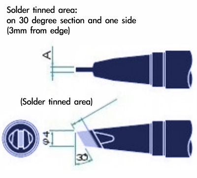 Solder Tip P/DCN-R