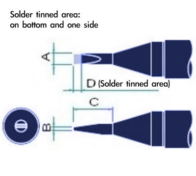 Solder Tip P/D-S