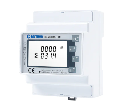 Digital Input Rs485 Modbus Ct Operated Three Phase Multi-function Energy Meter Eastron SDM630MCT-DI