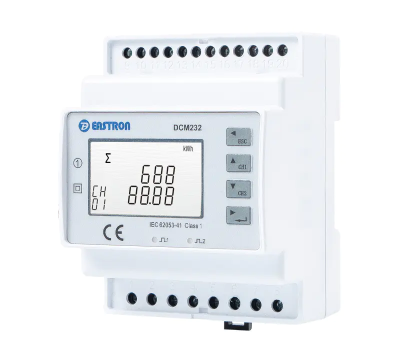 Din Rail Dual Channels Dc Energy Monitoring Meter For Ev Charging Metering Eastron DCM232