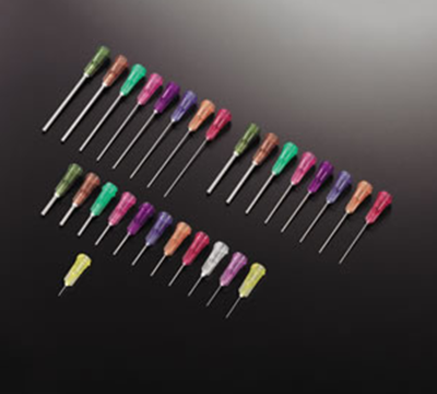 Double thread screwed plastic needle Musashi DPN