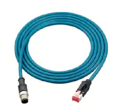 Ethernet cable (M12 4-pin / RJ45) NFPA79-compatible Straight cable 5 m