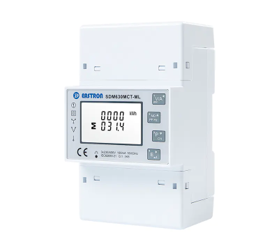 Ethernet Quad Load Three Phase Energy Meter For Multi Circuit Metering Eastron SDM630MCT-ML-TCP