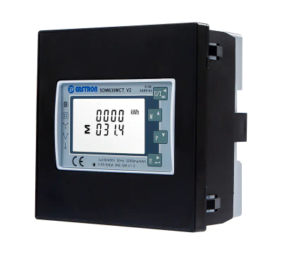 Mid Din Rail Three Phase Multi-function Meter With Pk96 Panel Adaption Kit Eastron SDM630MCT + PK96