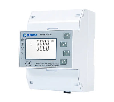Modbus Tcp Din Rail Three Phase Multi-function Energy Meter Eastron SDM630-TCP