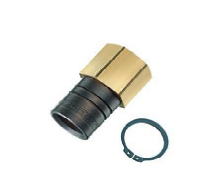 Multiple shut-off coupling, with valve, female thread