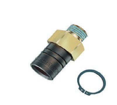 Multiple shut-off coupling, with valve