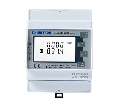 Rcm 40ma Ct Type Din Rail Three Phase Multi-function Solar Pv /zero Export Meter For Pv Metering Eastron SDM630MCT-40mA
