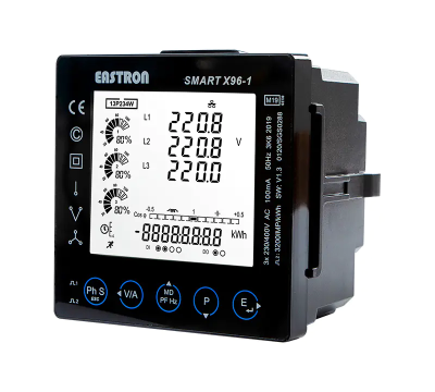 Rj Ct Type  Rs485 Modbus Panel Mounted Mid Approved Power Analyzer Eastron Smart X96-1A