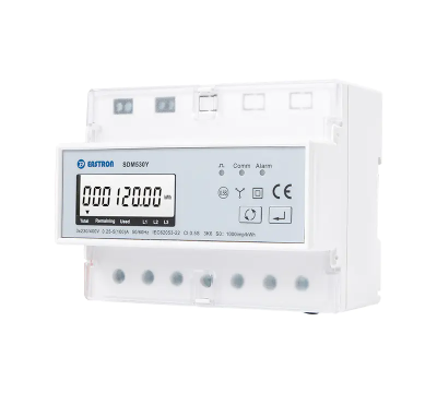 Rs485 Built-in Relay Three Phase Multi-function Energy Meter For Prepay Solution Eastron SDM530Y