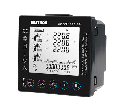 Rs485 Modbus Panel Mounted Mid Approved Power Analyzer Eastron Smart X96-5A